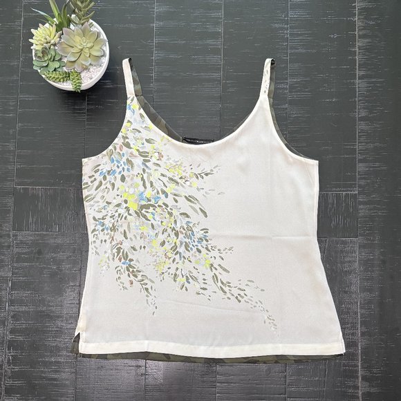 White House Black Market Reversible Camisole Size Medium - Picture 2 of 5